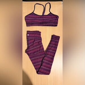 lululemon athletica leggings/bra bundle